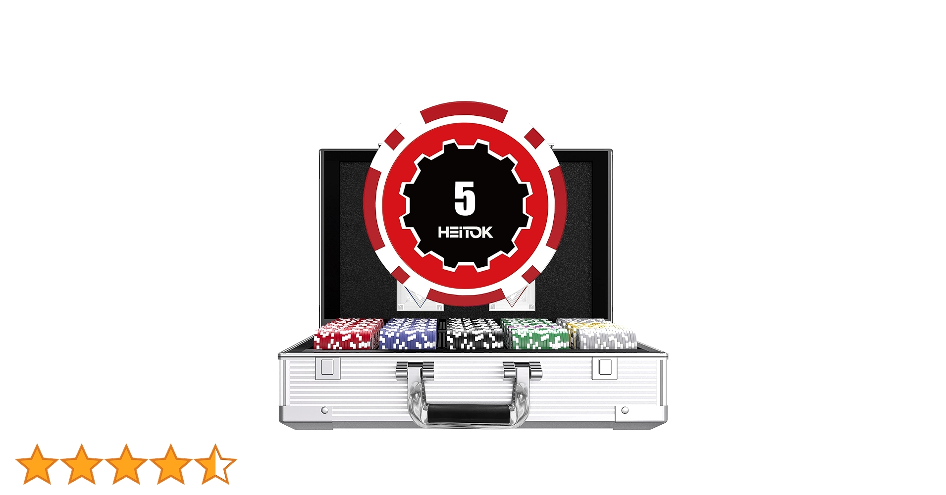 Amazon | HEITOK ポーカーチップ ポーカーセット 1000枚 カジノ